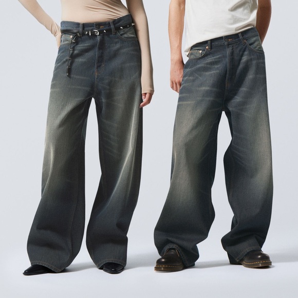 Weekday Astro Baggy Jeans (Marsh Blue) - Picture 4 of 4